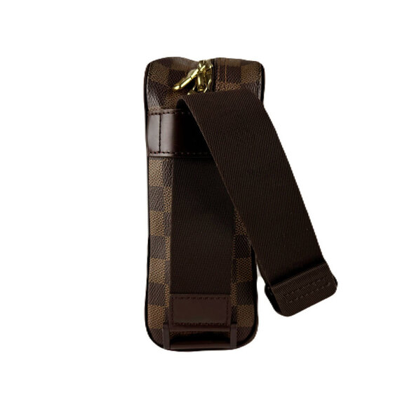 LOUIS VUITTON Authentic Brown Damier Leather Shoulder Bag - Picture 2 of 5